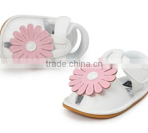 Sunflower Baby Summer Sandals, Baby Leather Sandals photo-5