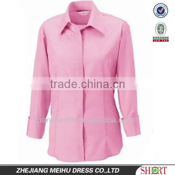 Custom Tencel Softextile Woman Work Shirt Blouse