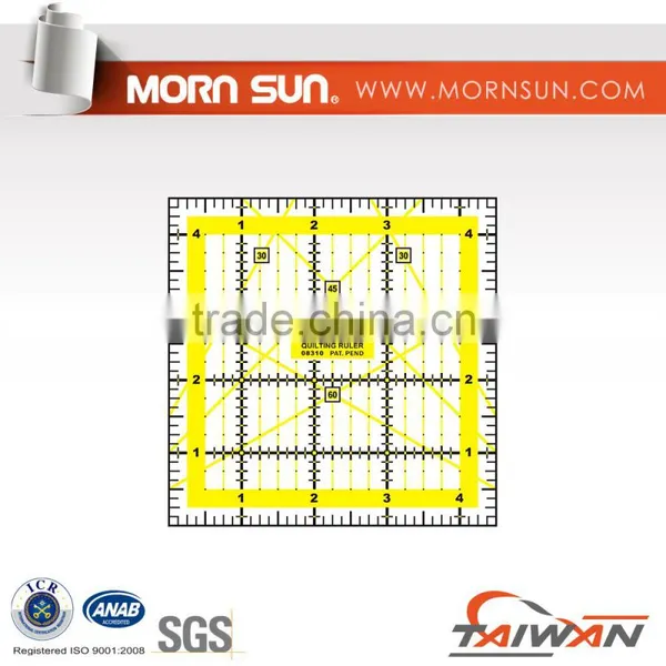4.5"x4.5" Plastic Measuring Quilting Ruler