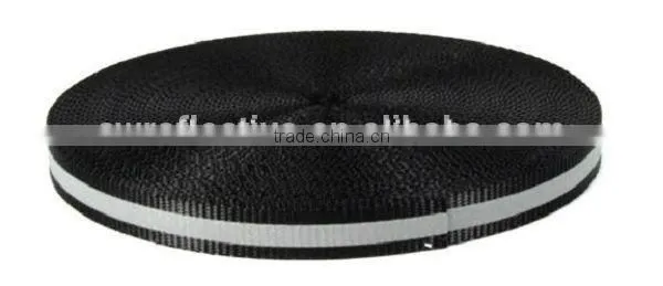 High Visibility Color Fashionable Reflective and Glow Fabric Elastic Piping Ribbon photo-3