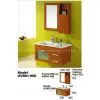Oak Wood Wall Hung Bathroom Cabinet