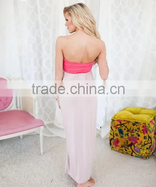 Mommy and me Maxi Dresses Cheap Long Woman Sexy Dress photo-3
