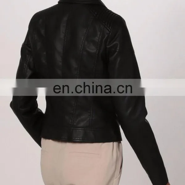 Best Quality Unisex Sports PU Leather Jacket photo-5