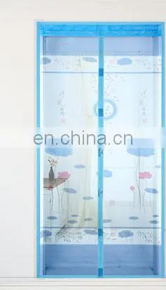JILI YARN New Pringting Item Magnetic Sheer Anti-Mosquito Net Insect Screen photo-3