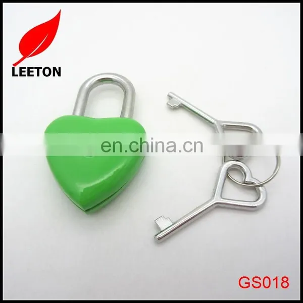 Colored Zinc Alloy Heart Padlock photo-4