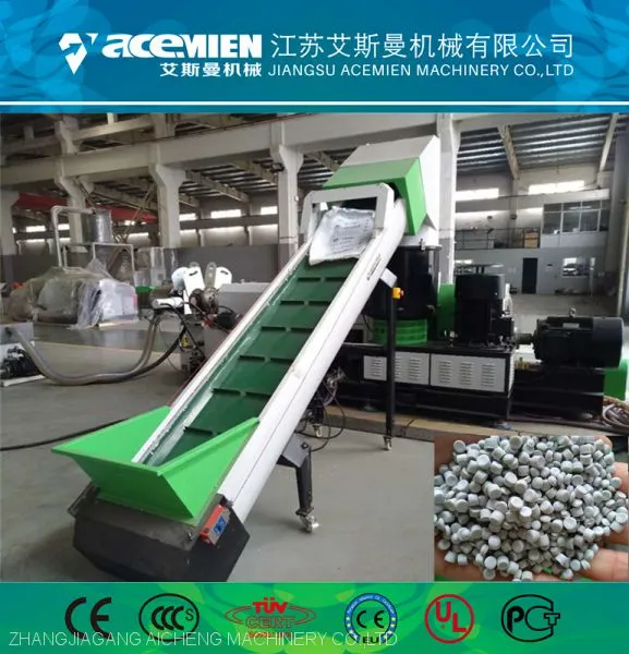 PE PP HDPE LDPE Plastic Pelletizer Granulate Machinery Plastic Extrusion Machine photo-5