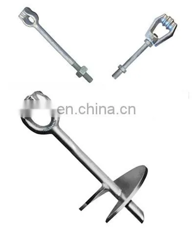 High Quality Q235 Ground Screw Pole Post Anchor for Container House