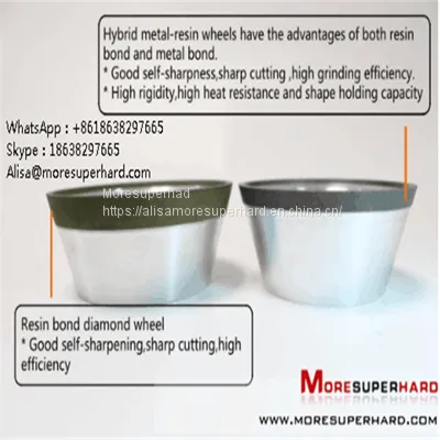 Hybrid Metal-resin Diamond Wheel Alisa@moresuperhard.com photo-5