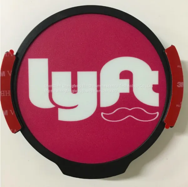 LED Car Decals, LED Logo Sign for LYFT Cab Service