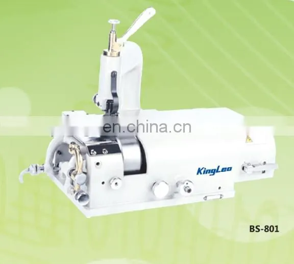 Single Needle Leather Round Knife Skiving Cutting Industrial Sewing Machine photo-2