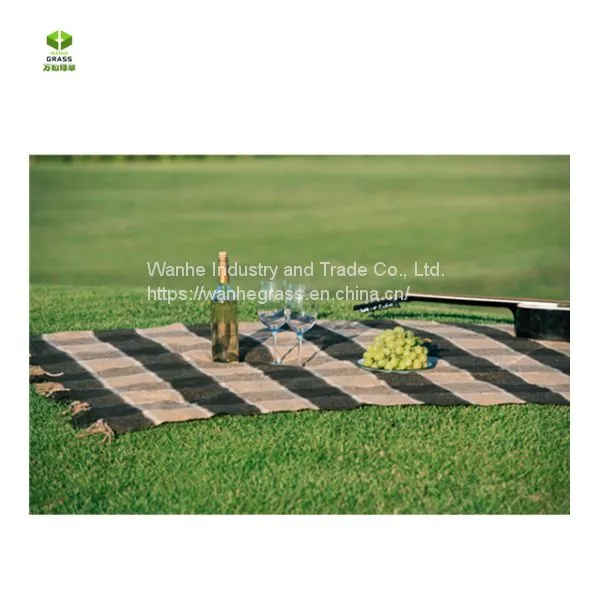 Wanhe Grass 90E 30mm Cost of Artificial Turf Underlay Supply photo-5