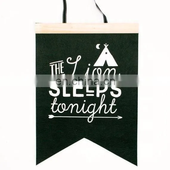 Wholesale Selling Felt Flag Banner Printed and Custom photo-3