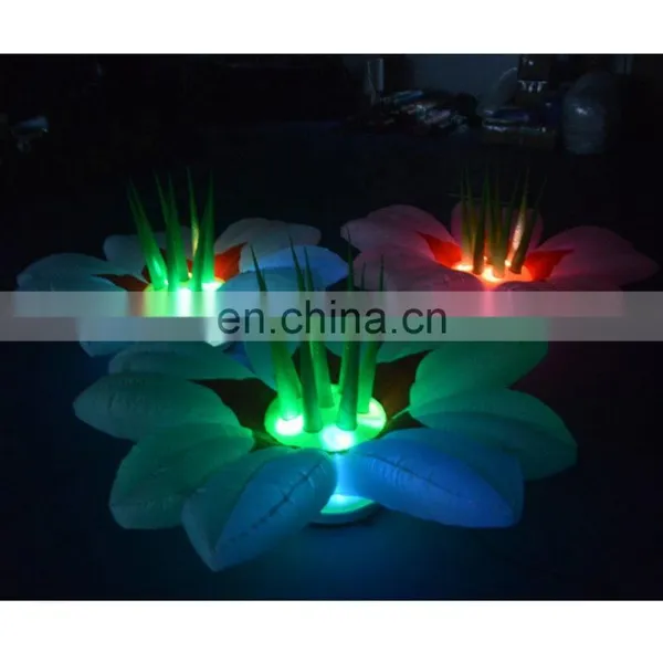 Cheap Stage Standing Decoration Night Party Props Blown Up Shape LED Lighted Inflatable Flower photo-5