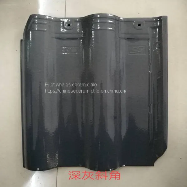 Bright Blue Color Interlocking Roof Tile Interlocking Ceramic Tile Interlocking Roofing photo-3
