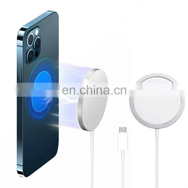 Customed Universal Qi 15W Wireless Magnetic Charger Type C Quick Fast Charging Charger for Cell Phone photo-3
