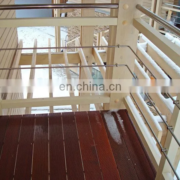 Morden Exterior Cheapest Handrail Baluster Laminated Deck Balcony Glass Railing Design photo-5