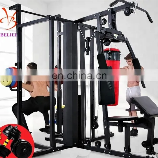 Factory Direct Heavy Duty Multifunctional Power Cage Squat Rack photo-3