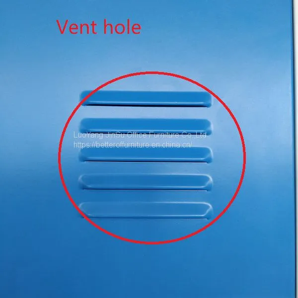 Durable Storage Furniture Gym Locker/Staff Locker/Steel Locker Blue and Gray Color 6 Door photo-4