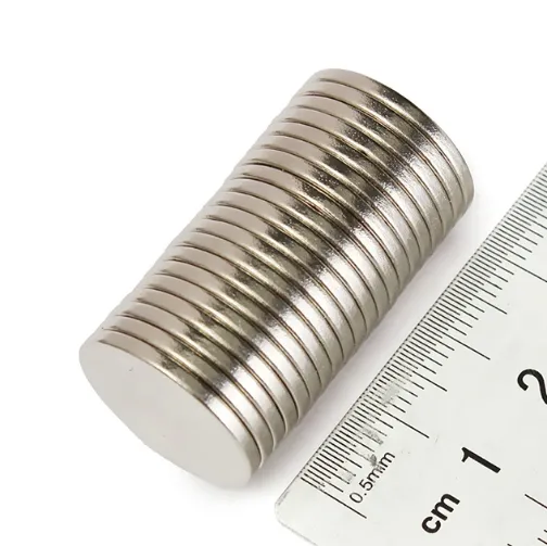 Disc Magnet Sintered NdFeB Round Magnet Nickel Strong Permanent Magnet photo-5