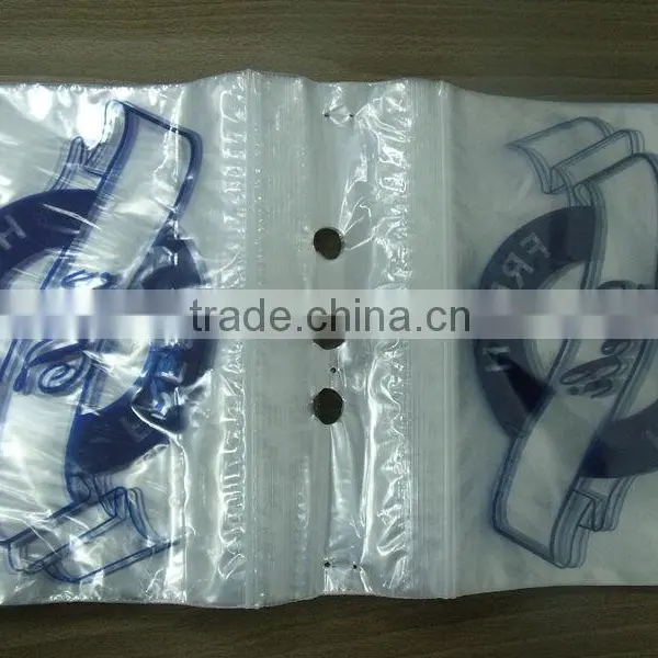 Clear LDPE Designer Plastic Deli Bag for Super Market Shopping Packing photo-4