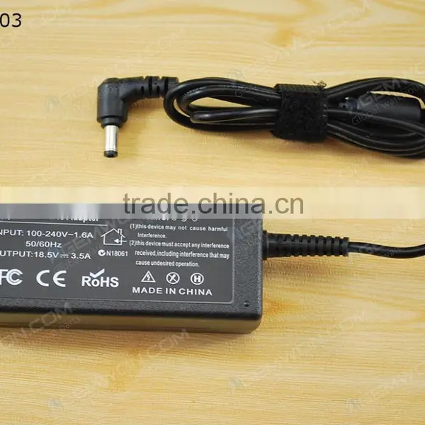 High Copy Laptop AC Power Adapter for HP 18.5V 3.5A 5.5*2.5mm 65W photo-2