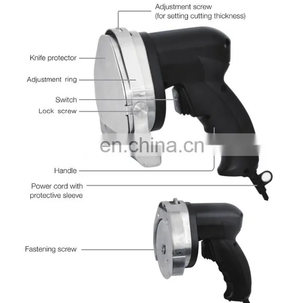 110V 220V Automatic KS100E Electric Doner Kebab Meat Slicer photo-2