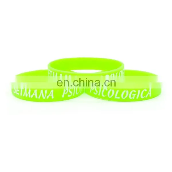 Factory Price Debossed Silicone Bangle Bracelet With Custom Logo photo-4