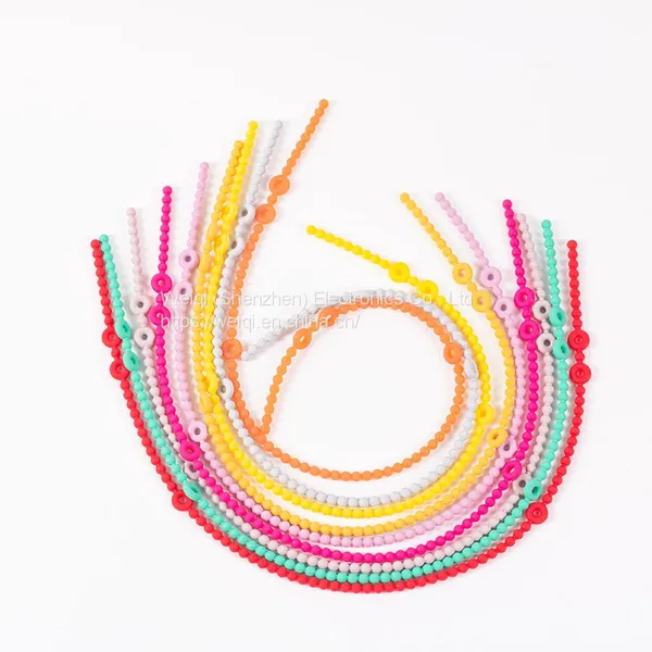 Baby Pacifier Teether Holder Straps Silicone Baby Toy Chain by Weiqi photo-4