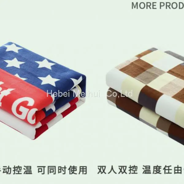 220V China 5 Heated Settings Bed Warmer Hot Portable Thermostat Single Dual Heating Electric Blanket Heated Throw photo-4