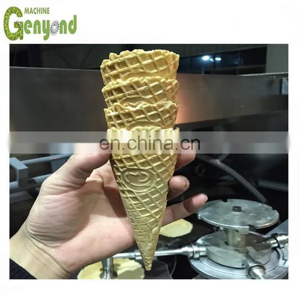 China Shanghai Factory Small Capacity Ice Cream Waffle Wafer Cone Maker Plant Making Processing Machine Production Line photo-2