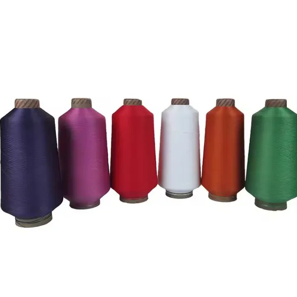 Hot Sale 70D/2 Polyamide Nylon High Stretch Fancy Filament Yarn 2-Color Dyed Hank for Hand Knitting Socks photo-3
