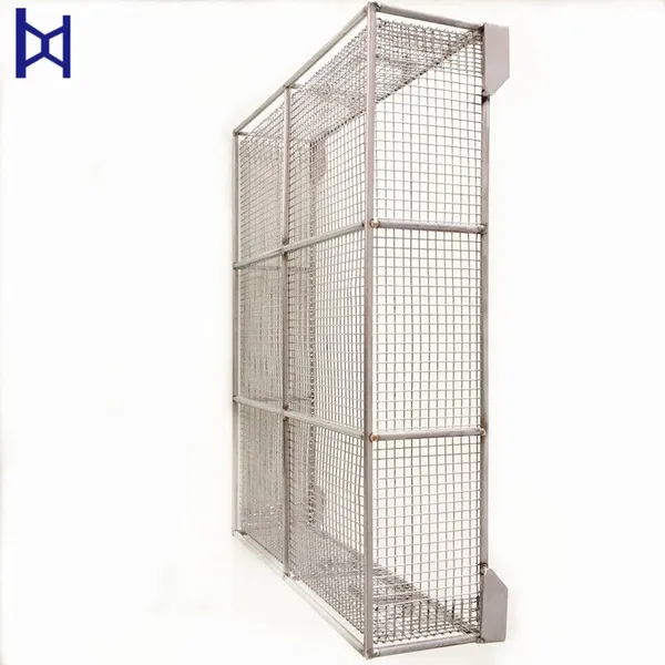 Professional Customized Stainless Steel Wire Mesh Basket With Handle photo-3