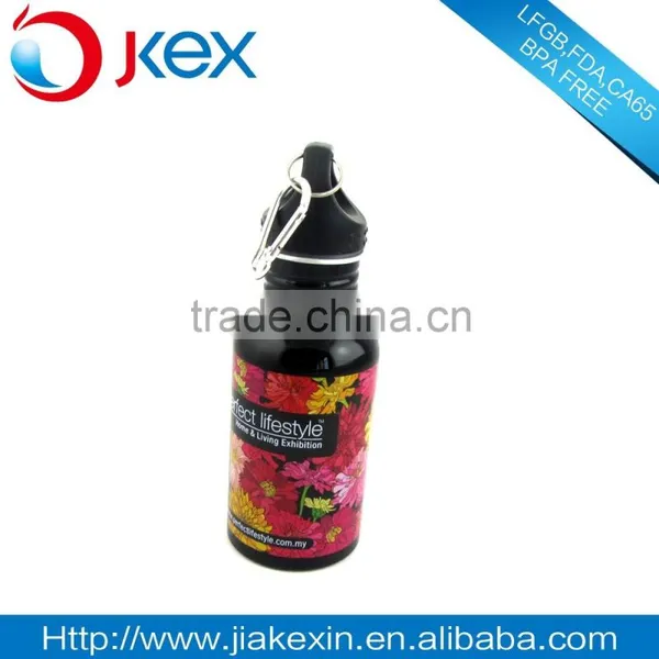 Aluminum Empty Sport Water Bottle With Handle Lid photo-4
