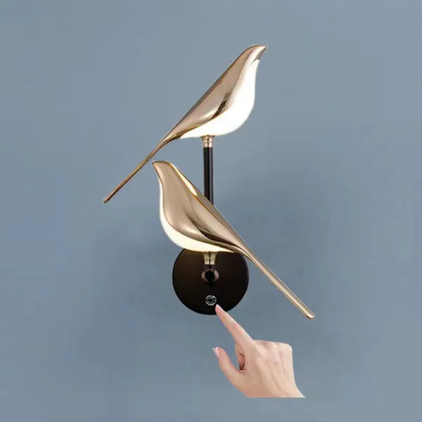 Nordic LED Bird Wall Lamps Bedroom Decor Wall Lights Indoor Bird Wall Lamp photo-5