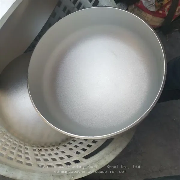 High-Quality Nickel Alloy Cap in Various Sizes for Industrial Pipe Fittings, Material Options Including N06600 and N08800