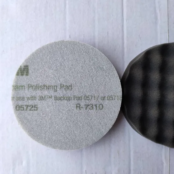 3m 5727 Black Polishing Sponge Ball, 5-inch Wave Polishing Pad photo-2