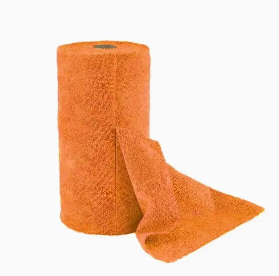 Eco-Friendly Multipurpose Microfiber Cleaning Cloth Tear Away Car Kitchen Towel Rolls Reusable Kitchen Cleaning Towel Roll photo-3