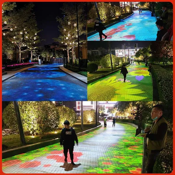 5d Holographic Interactive Light and Shadow Ground Projection, Immersive Naked-eye Wall Projection for Bars, Ktvs, Corridors, Outdoor Banquet Halls photo-3