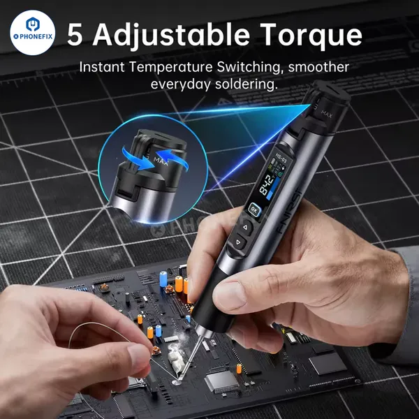 FNIRSI HS-03 Wireless Precision Soldering Tool for Mobile Motherboard Repair photo-2