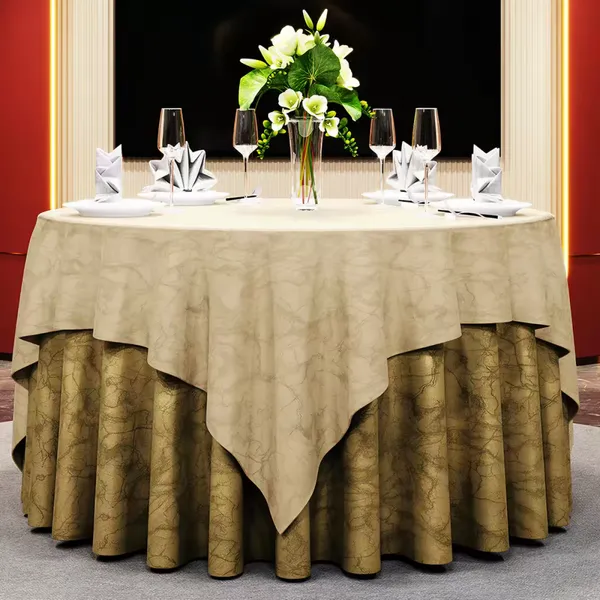 HOMTE Polyester 30% Cotton 70% Tablecloth Wholesales for HoReCa Small MOQ