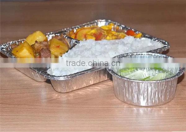 Easy Clean Disposable Aluminum Foil Trays, Dinning Hall Use Food Trays photo-3