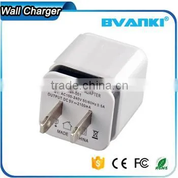5V 2.1/1A USA Plug AC Travel Dual USB Wall Charger For IPhone 6 5 For IPad For Samsung Galaxy S6 S5 S4 Mobile Phones Adapter Quality Choice photo-4