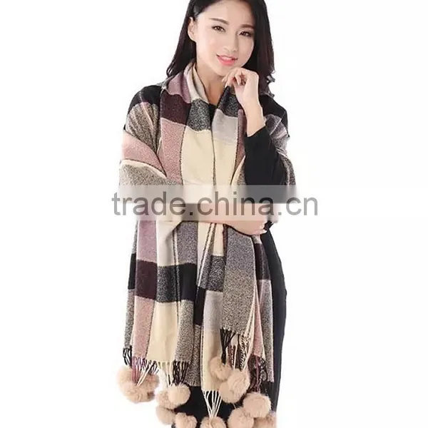 2015 Winter Season Fashionable Women Pashmina Shawl Scarf photo-5