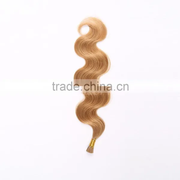 Remy Wavy Curly i Tip Top Quality Pre Bonded Hair Extensions Supplier's Choice photo-5