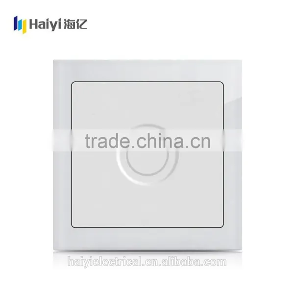 220V-250V, Glass(White, Black, Coffee, AUQA) 1 Gang Dimmer Switch photo-3