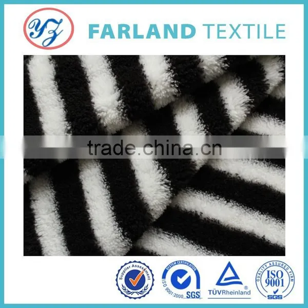 Women Fashion Coats 2014,black and White Strip Velvet ,the Best Selling Items photo-2