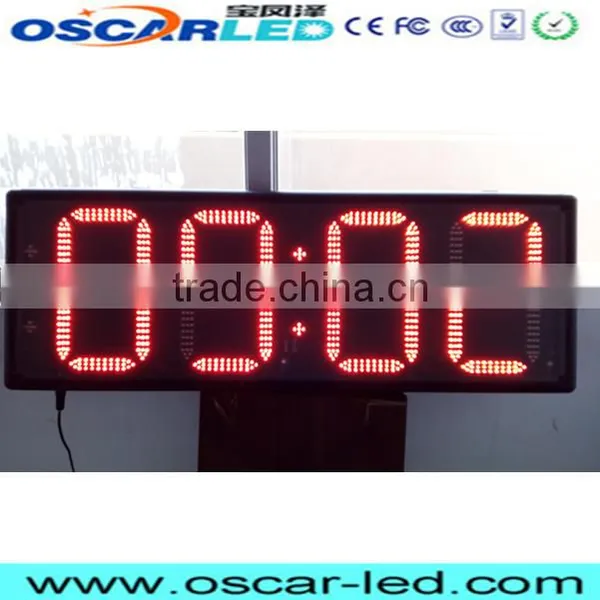 Outdoor Gas Station Led Price Digital Sign 7 Segment 12 Inch 8'' 20'' Small Large Price Sign Led Clock Led Screen Board Display photo-5