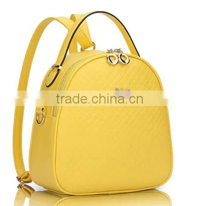 Chain Pattern Fashion Handbag New Leisure Girls PU Shoulder Backpack Bag photo-5