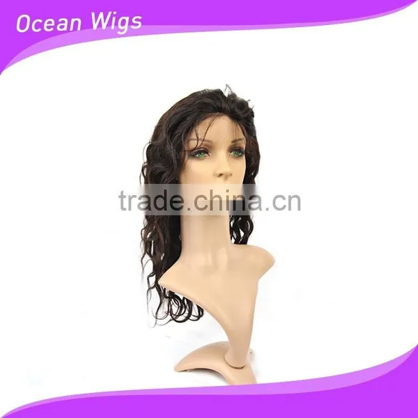 Human Hair Lace Wig, Body Wave, 16", Natural Color photo-3