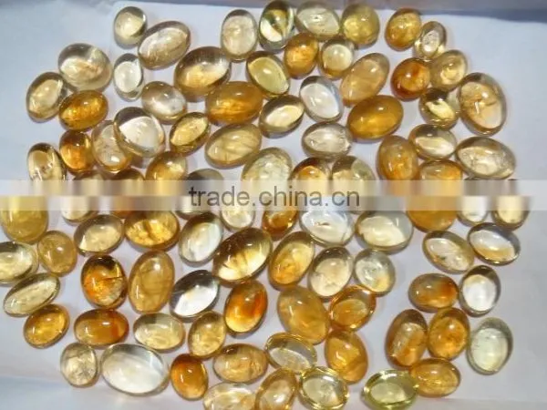 Natural UNHEATED UNDYED No Treatment CITRINE Gemstone Loose Cabochons photo-4